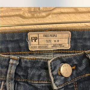 Free People Classic Blue Denim Pants